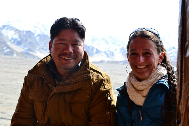 Caroline und unser "Ladakh-Bürochef" Isi (EC)