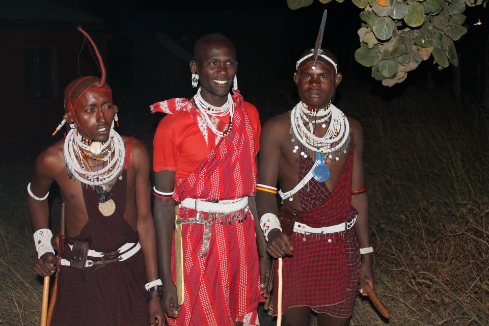 Maasai-Krieger in Tansania