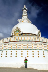 Ich habe meine Lieblingsstupa gefunden - die Shanti Stupa in Leh!
