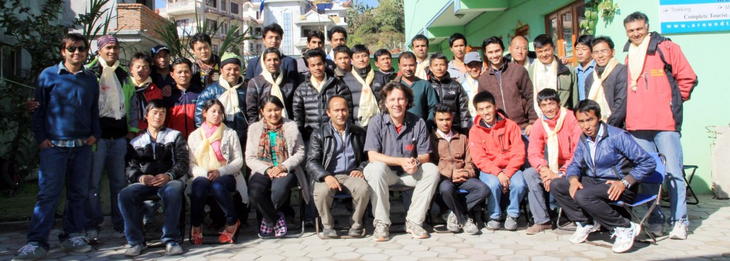 The Weltweitwandern - Team in Nepal